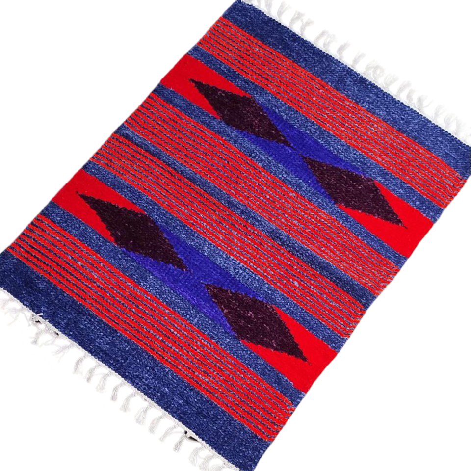 Handloom Multicolor Shataranji Door Mat