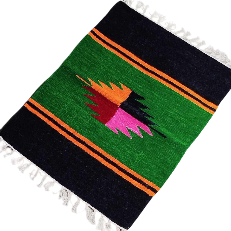 Handloom Multicolor Shataranji Door Mat