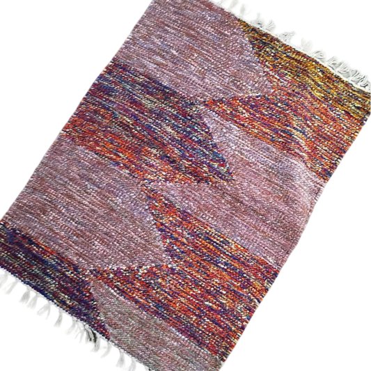 Handloom Multicolor Shataranji Door Mat