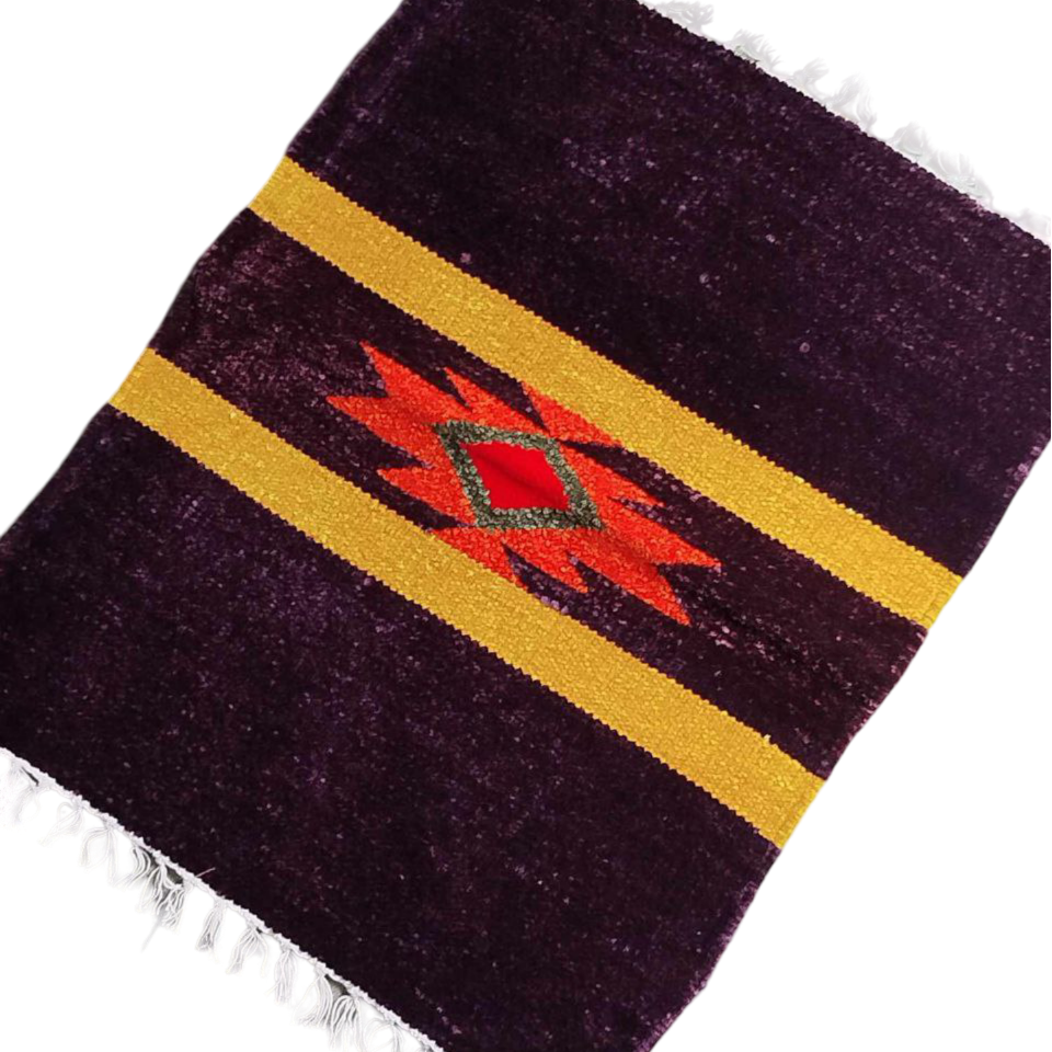 Handloom Multicolor Shataranji Door Mat