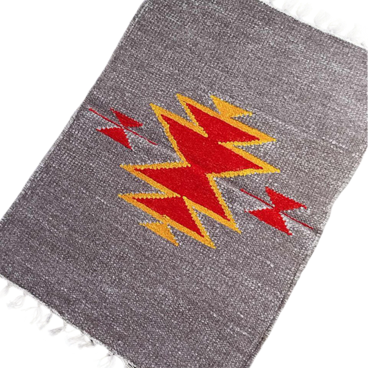 Handloom Multicolor Shataranji Door Mat