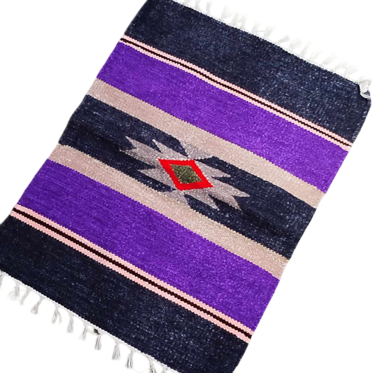 Handloom Multicolor Shataranji Door Mat