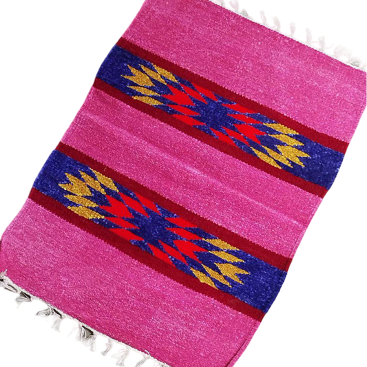 Handloom Multicolor Shataranji Door Mat