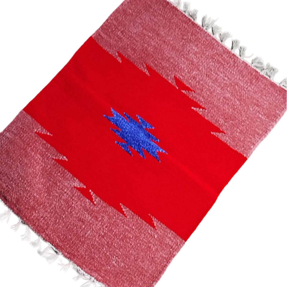 Handloom Multicolor Shataranji Door Mat