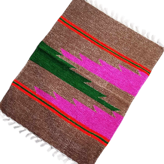 Handloom Multicolor Shataranji Door Mat