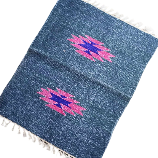 Handloom Multicolor Shataranji Door Mat