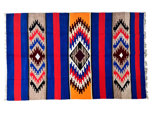 4/6 Handloom Shataranji Floor Mat Carpet