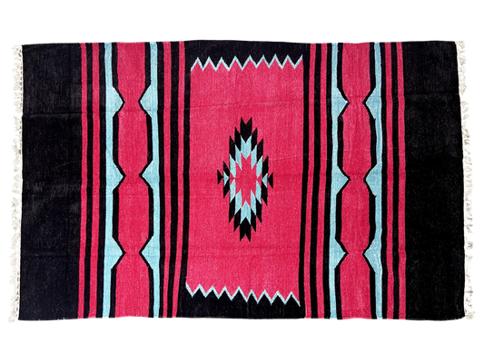 4/6 Handloom Shataranji Floor Mat Carpet