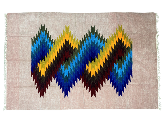 4/6 Handloom Shataranji Floor Mat Carpet