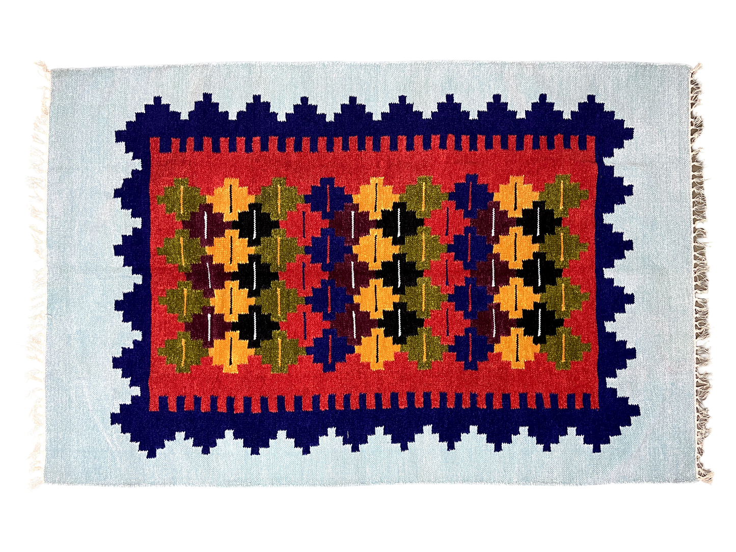 4/6 Exclusive Handloom Shataranji Floor Mat Carpet