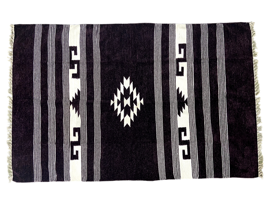 4/6 Handloom Shataranji Floor Mat Carpet