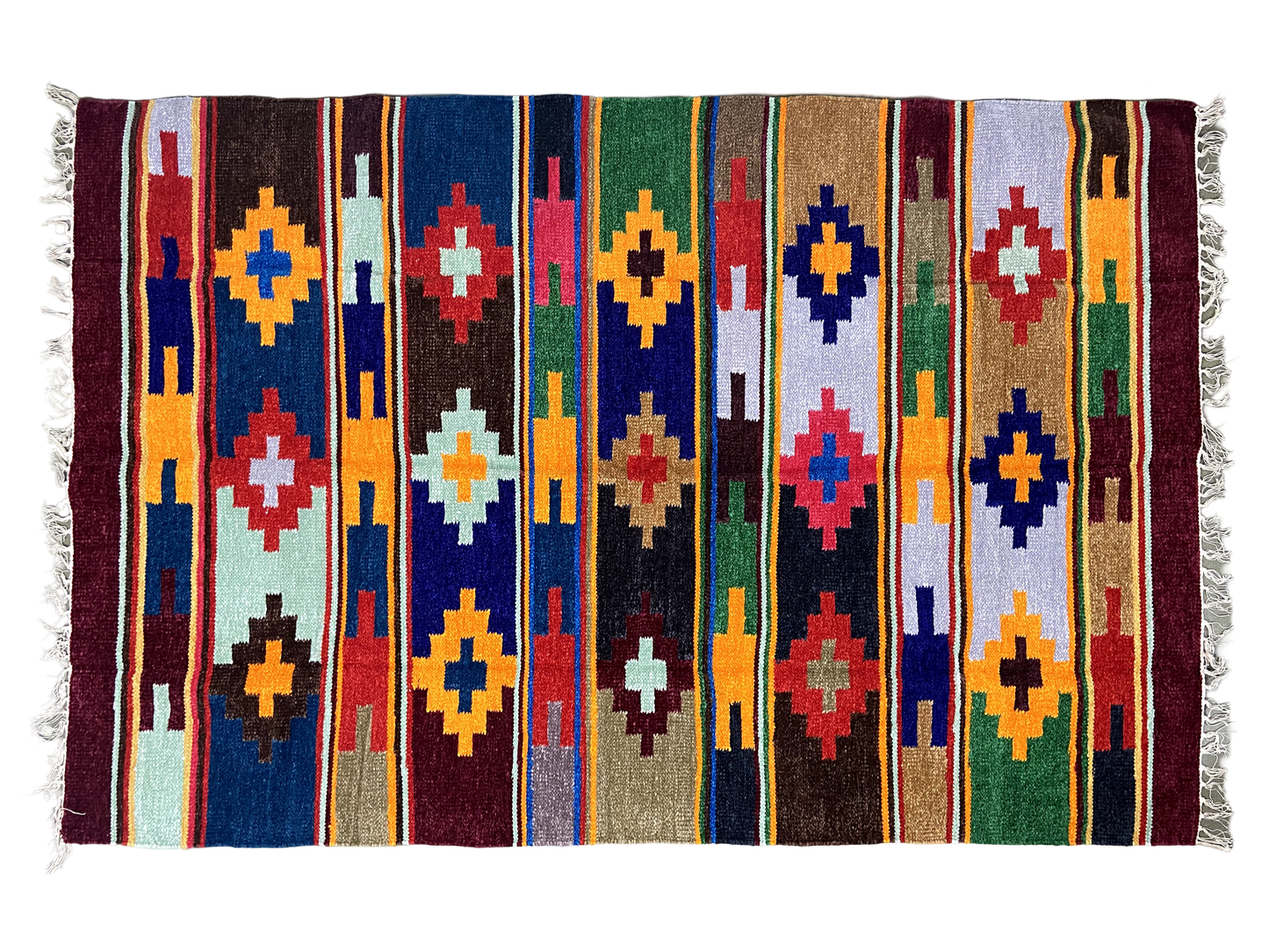 4/6 Exclusive Handloom Shataranji Floor Mat Carpet