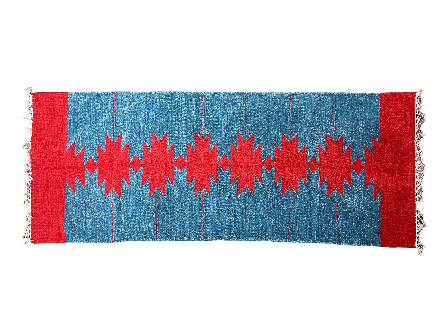 2/5 Handloom Shataranji Floor Mat Carpet