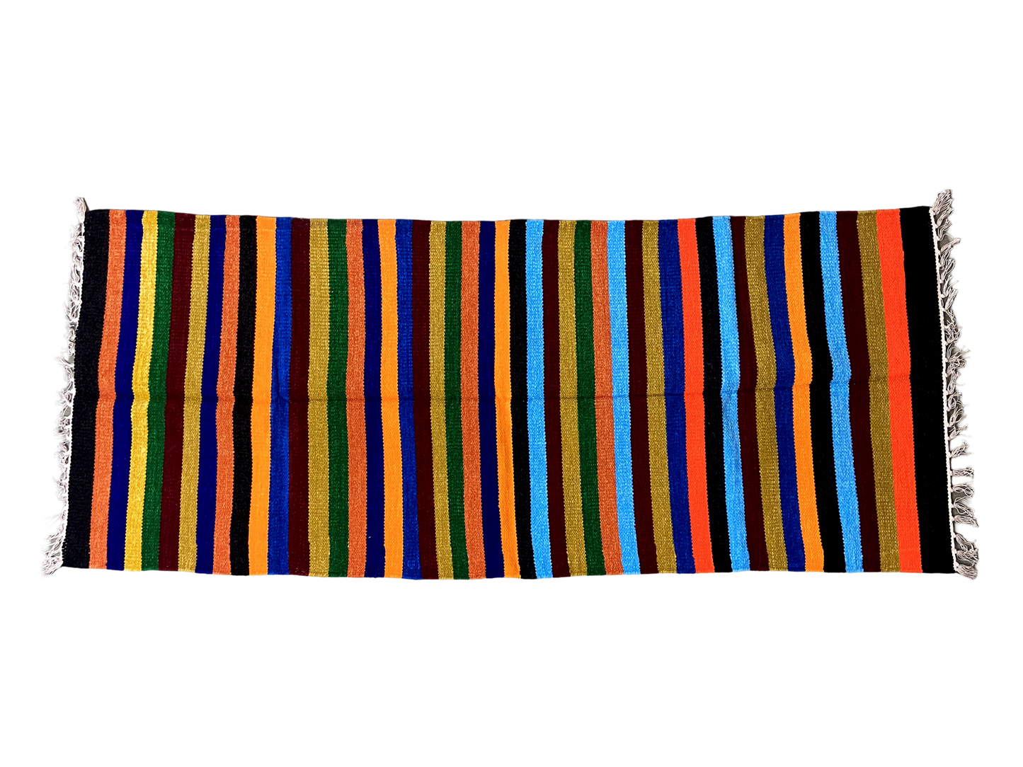 2/5 Handloom Shataranji Floor Mat Carpet
