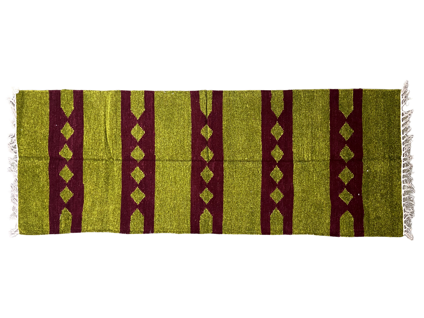 2/5 Handloom Shataranji Floor Mat Carpet