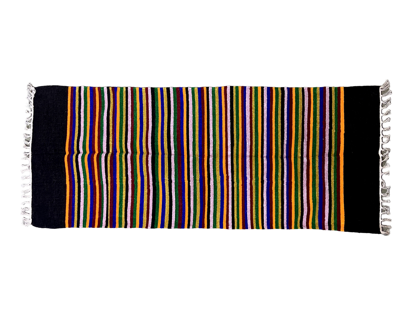 2/5 Handloom Shataranji Floor Mat Carpet