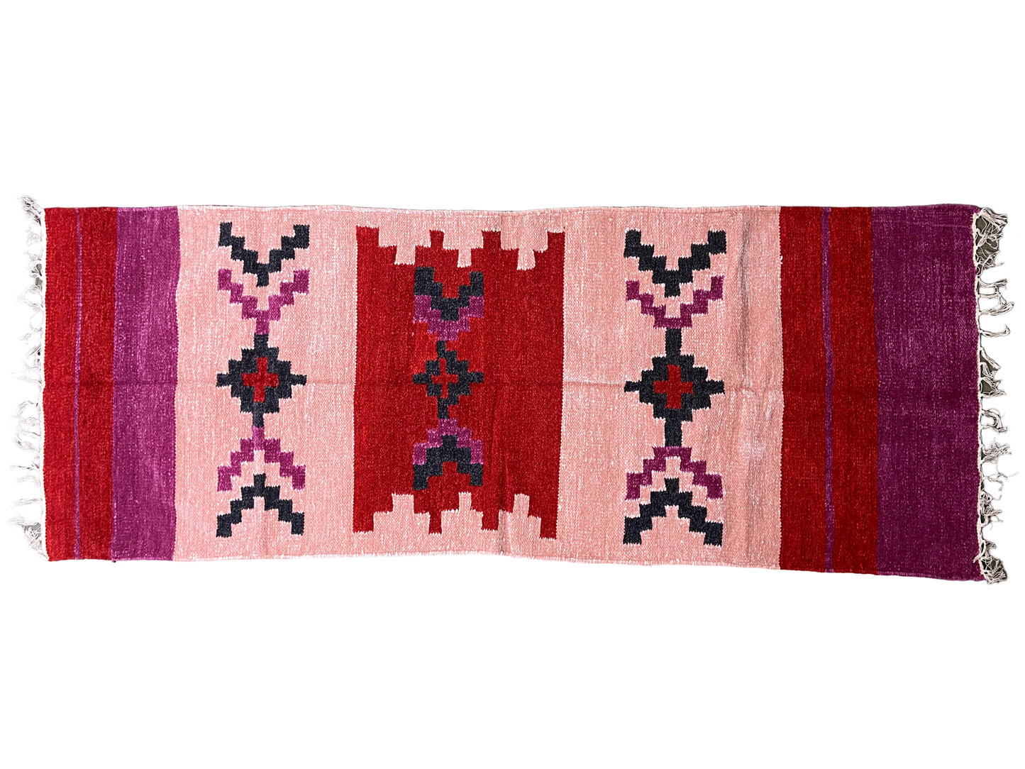 2/5 Handloom Shataranji Floor Mat Carpet