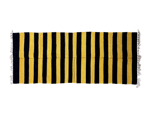 2/5 Handloom Shataranji Floor Mat Carpet