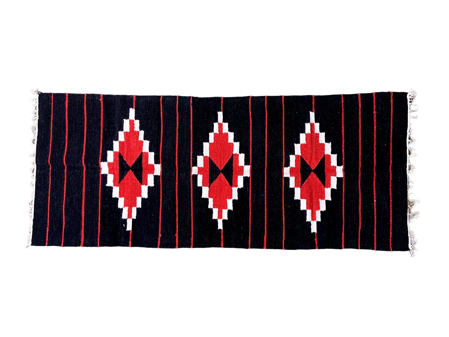 2/5 Handloom Shataranji Floor Mat Carpet