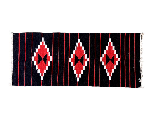 2/5 Handloom Shataranji Floor Mat Carpet