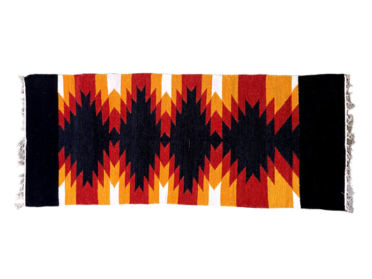 2/5 Handloom Shataranji Floor Mat Carpet