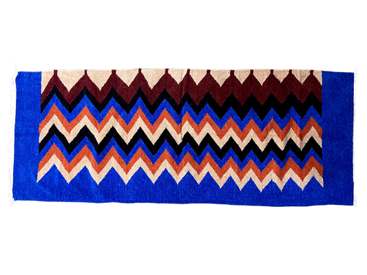 2/5 Handloom Shataranji Floor Mat Carpet