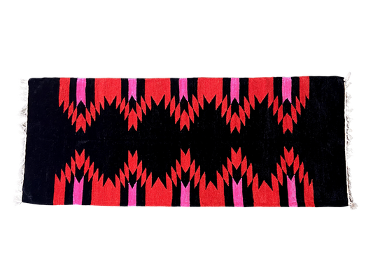 2/5 Handloom Shataranji Floor Mat Carpet