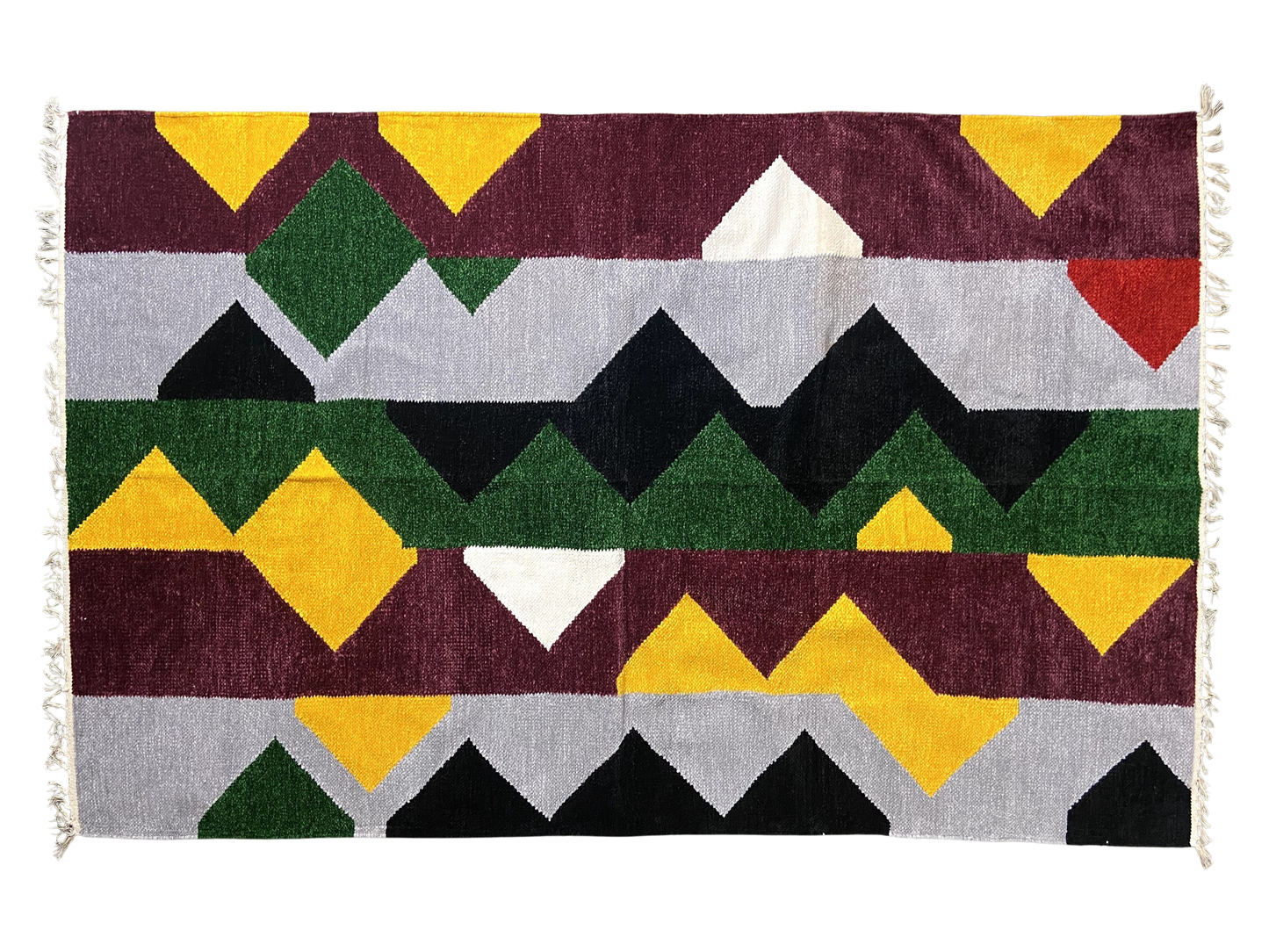 4/6 Exclusive Handloom Shataranji Floor Mat Carpet