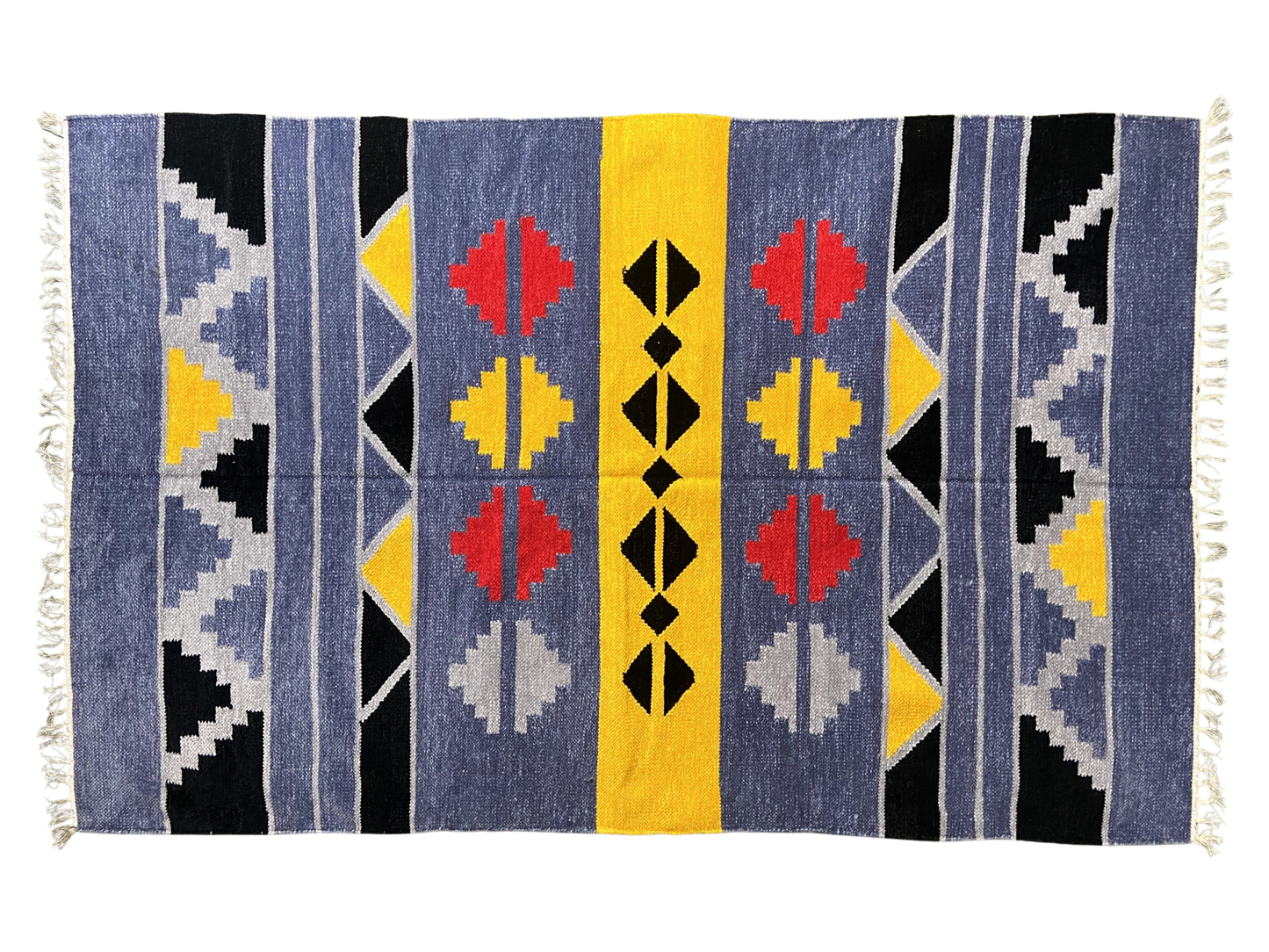 4/6 Handloom Shataranji Floor Mat Carpet
