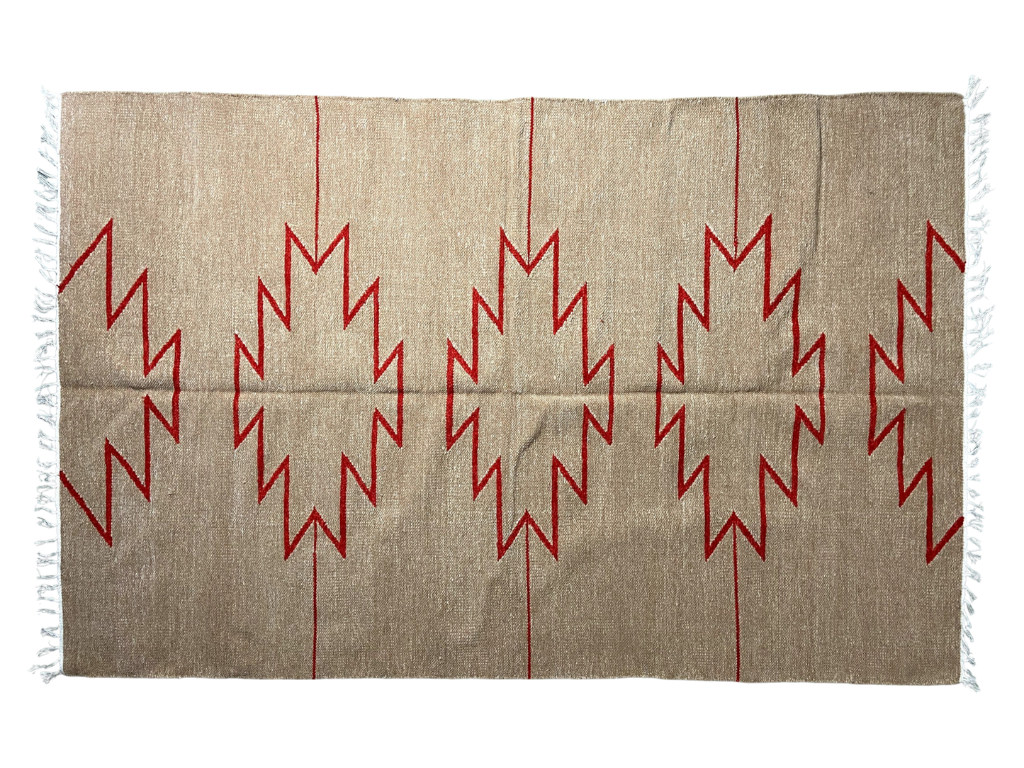 4/6 Handloom Shataranji Floor Mat Carpet