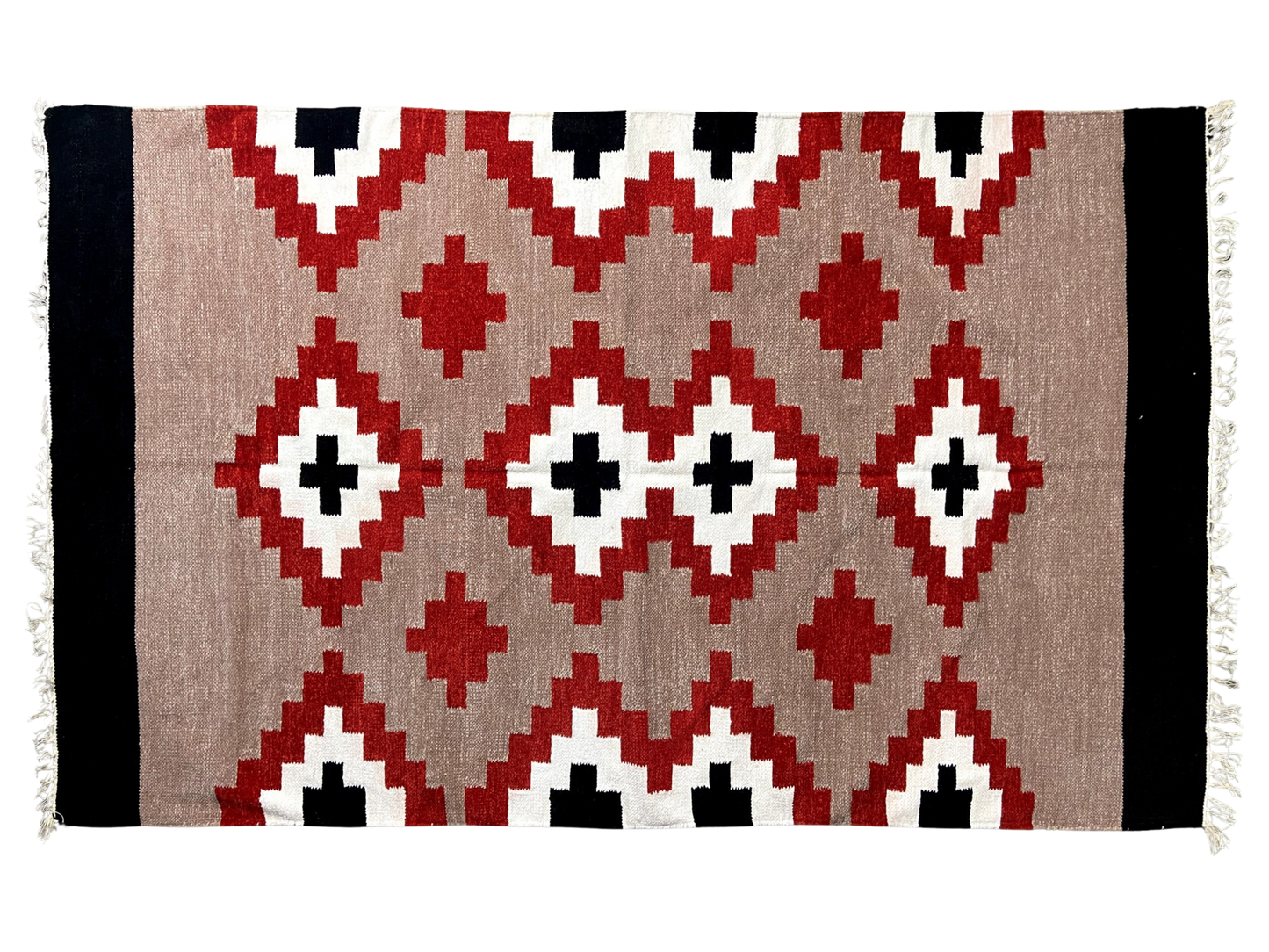 4/6 Handloom Shataranji Floor Mat Carpet