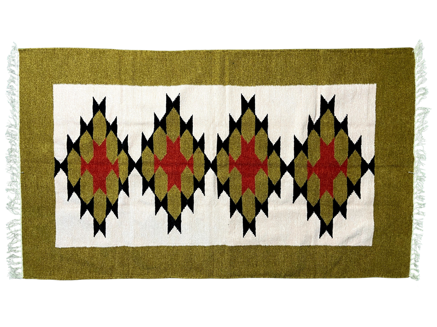 3/5 Exclusive Handloom Shataranji Floor Mat Carpet