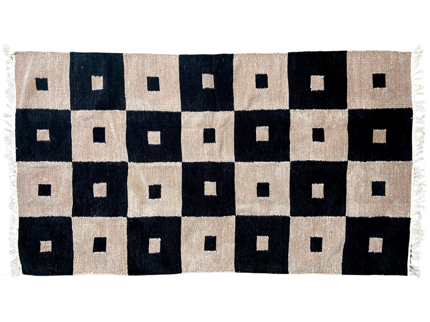 3/5 Exclusive Handloom Shataranji Floor Mat Carpet