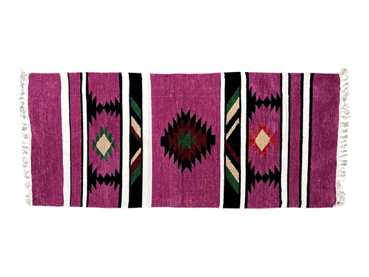 2/5 Handloom Shataranji Floor Mat Carpet