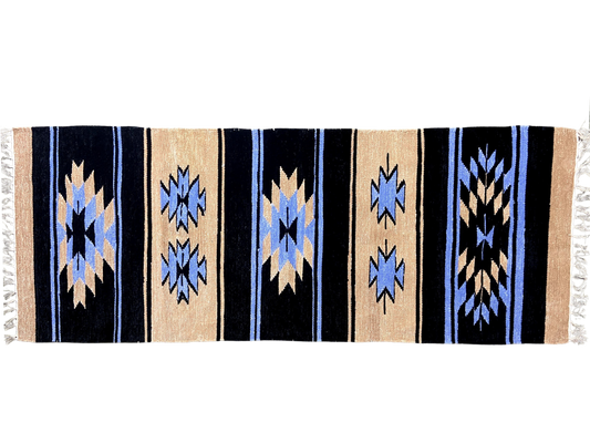 2/5 Handloom Shataranji Floor Mat Carpet