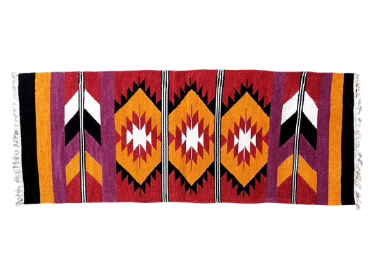 2/5 Handloom Shataranji Floor Mat Carpet