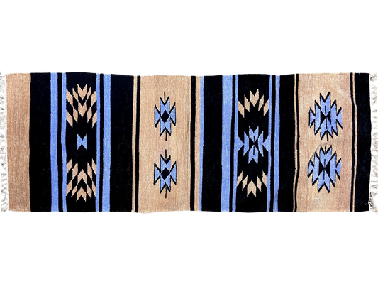 2/5 Handloom Shataranji Floor Mat Carpet