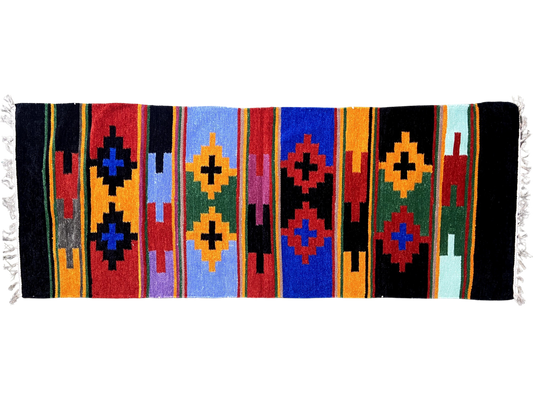 2/5 Handloom Shataranji Floor Mat Carpet