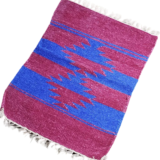 Handloom Multicolor Shataranji Door Mat