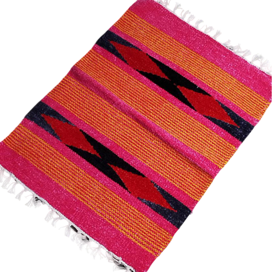 Handloom Multicolor Shataranji Door Mat