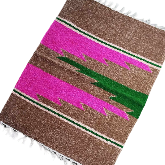 Handloom Multicolor Shataranji Door Mat