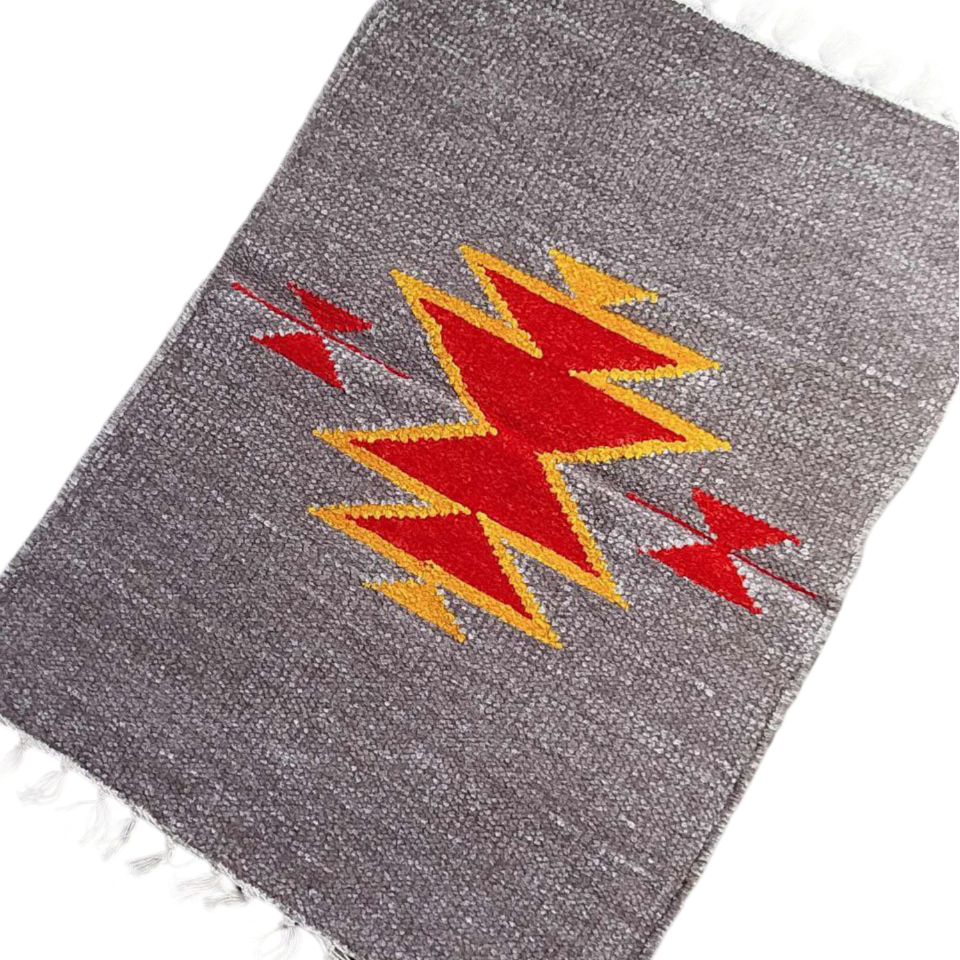 Handloom Multicolor Shataranji Door Mat