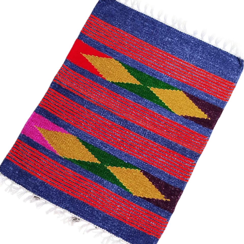 Handloom Multicolor Shataranji Door Mat