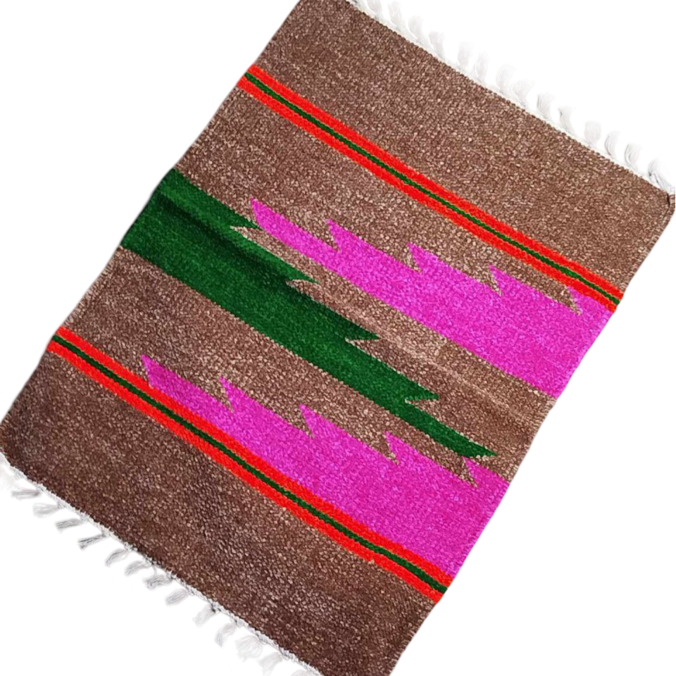 Handloom Multicolor Shataranji Door Mat