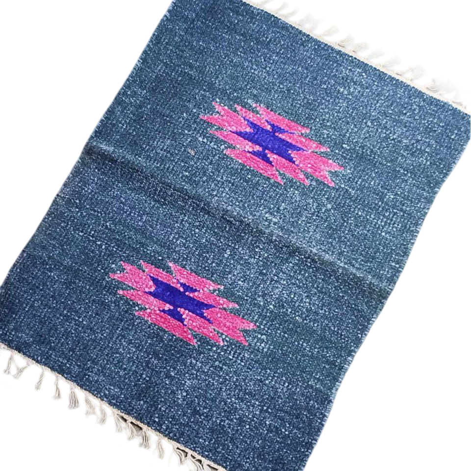 Handloom Multicolor Shataranji Door Mat