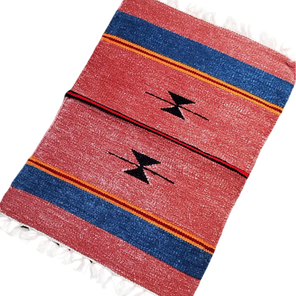 Handloom Multicolor Shataranji Door Mat