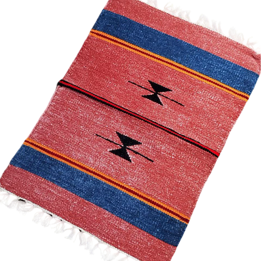 Handloom Multicolor Shataranji Door Mat