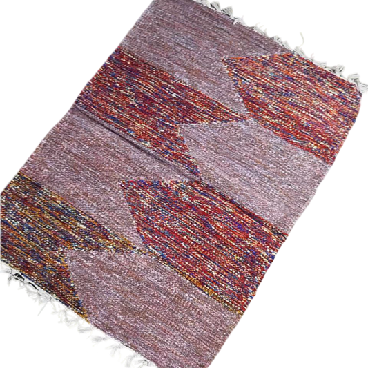 Handloom Multicolor Shataranji Door Mat