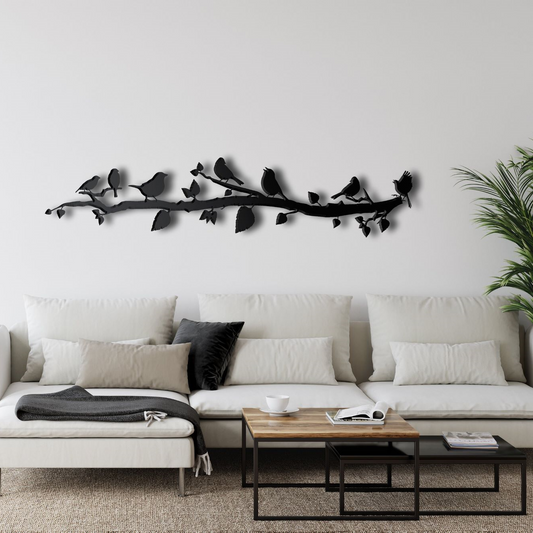 Seven Birds Metal Wall Art