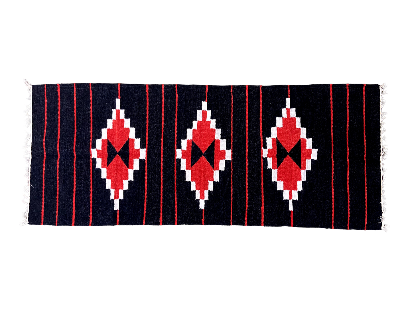 2/5 Handloom Shataranji Floor Mat Carpet